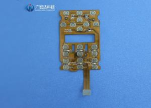 Foldable Single Side Flex FPC Dome Array 3M Adhesive With Dual Access Dome Array