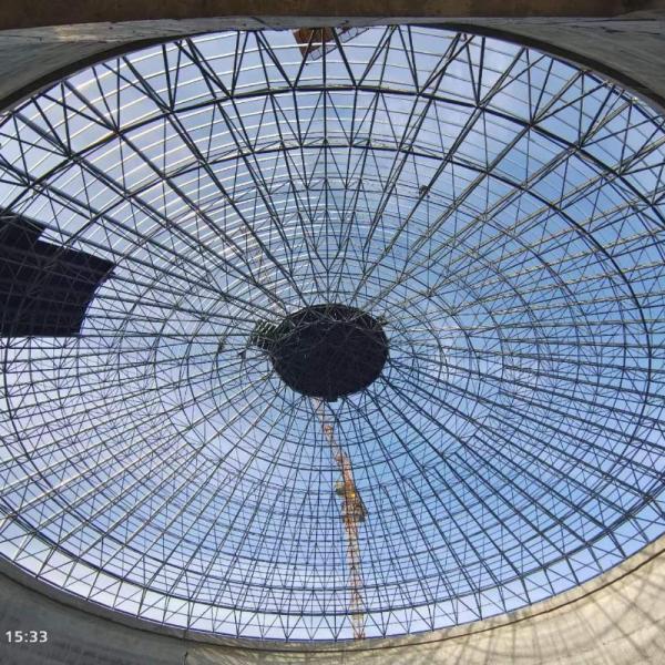 Steel Space Frame Airport Garage Plant Building Roofing Structure