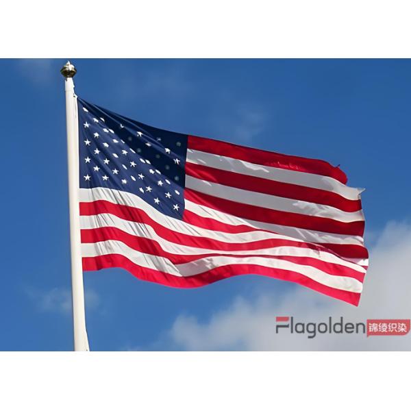 Flagolden national screen printed high quality