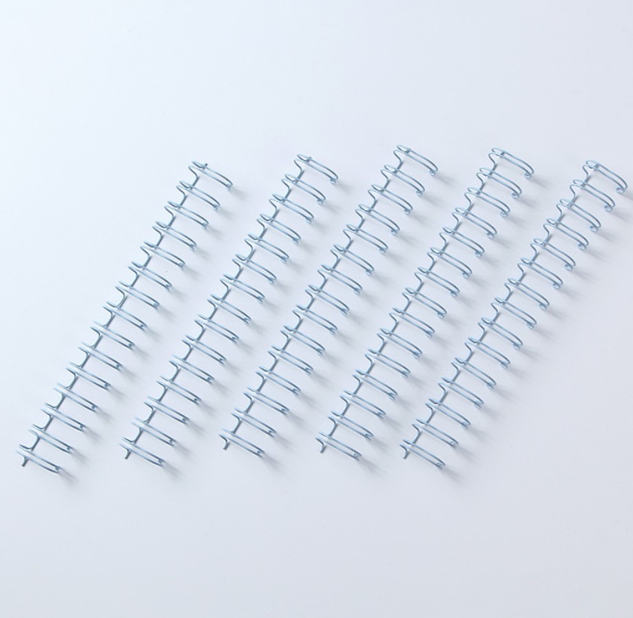 Metal Spiral Book Double Loop Binding 34 Loops Electroplated