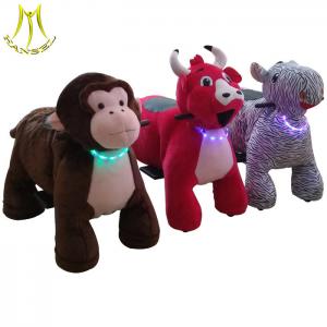 Quality Hansel wholesale children rides stuffed electric ride motorized animals for sale