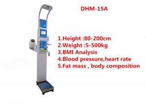 Quality Professional Height Weighing Scale With Body Fat Analyzer And Blood Pressure for sale