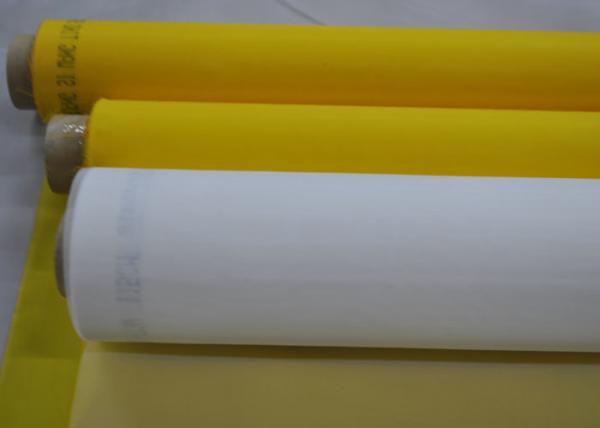 Buy 45" White 160 Mesh Screen Polyester Printing For Glass / Ceramic ,  FDA Listed at wholesale prices