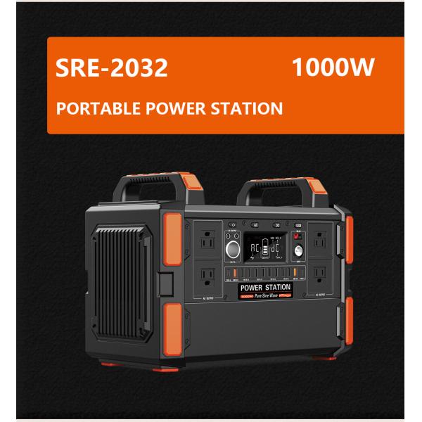1000W Portable Solar Generators Solar Home Lighting System With Solar Panel