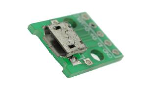 China 2.54mm Pin Arduino Sensor Module Micro USB To Dip Female Socket B Type With Soldering Adapter Board on sale