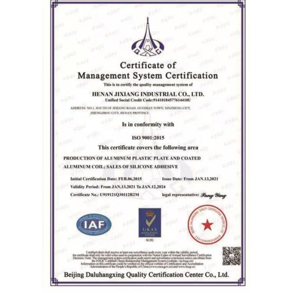 B1 Fireproof Aluminium Composite Panel ACP ACM 0.30mm*0.30mm 8