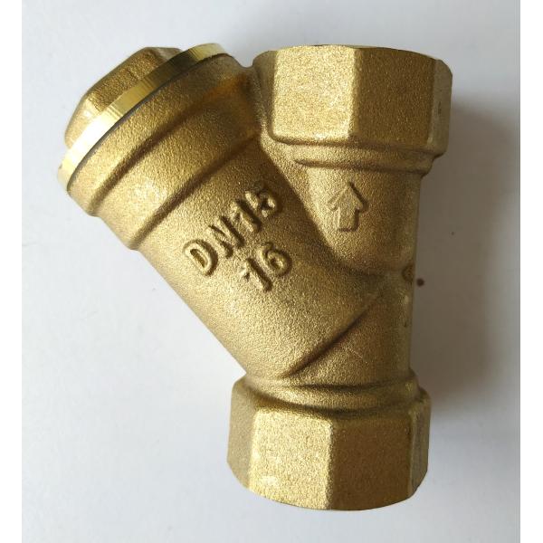 3/4" 1" 2" Copper Filter Y Strainer Valve Brass Filter Valve For Solar Water Heater