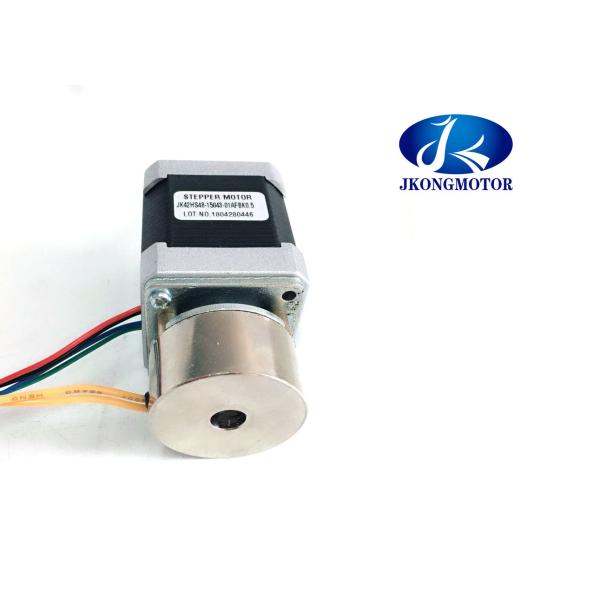 Nema 17 Stepper Motor With Brake 1.8° Step Angle Single Shaft 4 Leads