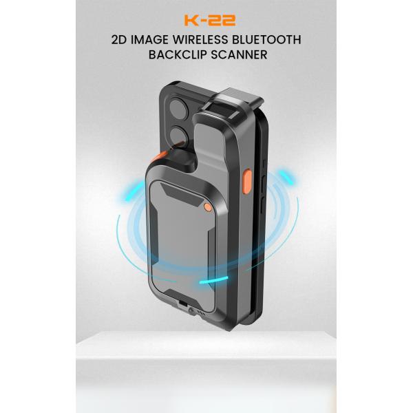 Barcode Scanner Tlphones Portables Wireless Back Clip Use with Rugged Phone Scanners
