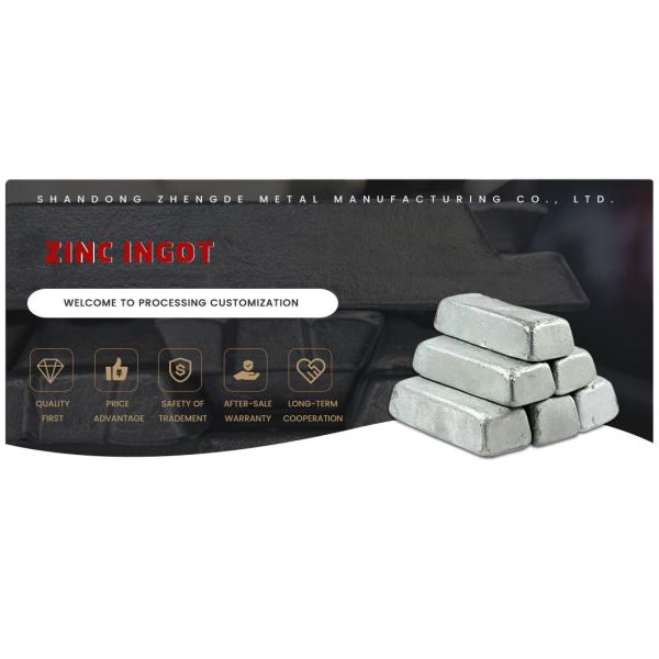Factory Direct Sales Lowest Price High Quality/Purity 98.7%-99.95% Zinc Ingot for Aviation Industrial Chemical
