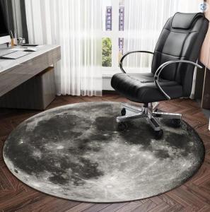 Quality Living Room Geometric Decorative Carpet Chair Floor Mat Round Computer Chair for sale