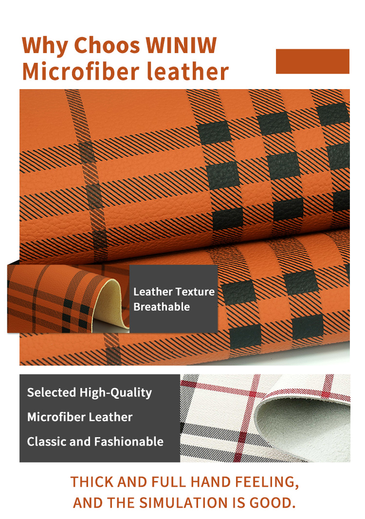 microfiber leather for bag making