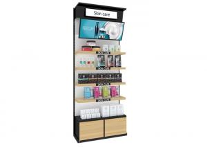 China Lipstick Makeup Display Shelves , Beauty Salon Cosmetic Product Display Stands on sale