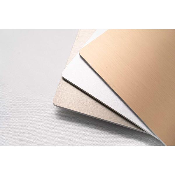 PVDF ACP Sheets With High Gloss Finish 4.0mm Thickness 0.18mm Aluminum Layer For Restaurant Walls