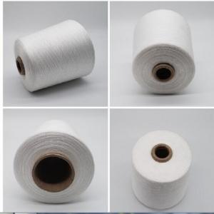 China Knitting Weaving Spun Polyester Yarn For Staple Fiber 1.33d X 38mm on sale