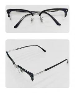 China optical glass , Accetate,Black, Siliver，optical frame,eyewear frame，half frame on sale