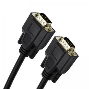 China High Quality Gold-plated Connector High speed VGA Cable 1.5m 3m 5m 10m for computer projector monitor screen on sale