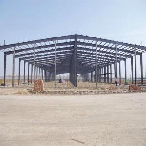 China Modern Prefab Steel Structure Building Warehouse Workshop Aircraft Hangar and Office House on sale