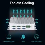 Intel Celeron J1900 Fanless Industrial PC With Dual COM GPIO And DDR3L 8G