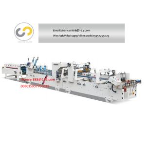 Quality Automatic pre-fold and lock bottom box folder gluer,straight seaming box forming machine for sale