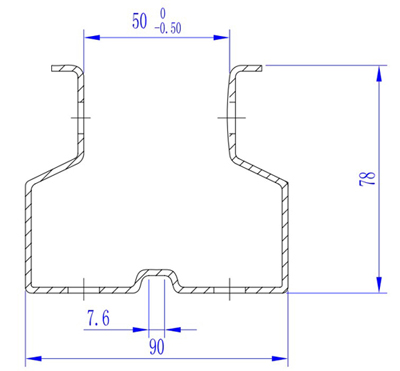 Chain Drive Storge Rack Roll Forming Machine 1.8-2.3mm Steel Frame Roll Forming Machine