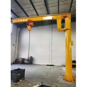 Compact Davit Pillar Mounted Jib Crane High Performance For Warehouse Handling