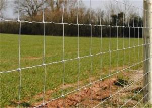 China Hot Dipped Galvanized Fixed Knot Field Fence Hinge Joint Fencing 150m rustproof on sale