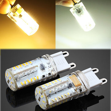 LED 3W G9 110/220v Dimmable Silicone Chandelier Crystal Indoor Lamp construction plastic small night light saving light