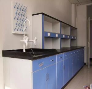Quality University Lab Work Bench With Sink Working Table for sale