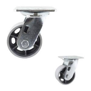 China 4x2 Inch Hollow Core Furniture Swivel Casters 200kg Load Capacity on sale