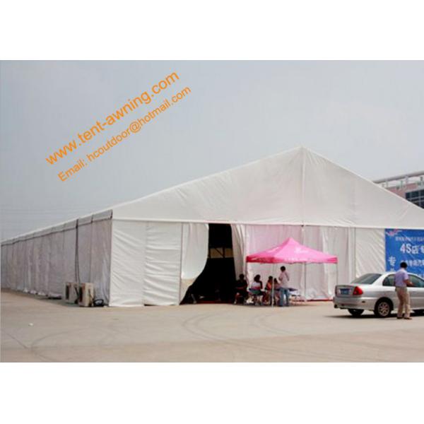 Fireproof Party Tent with Glass Walls Aluminum Structure Wind Resistant Event Marquees