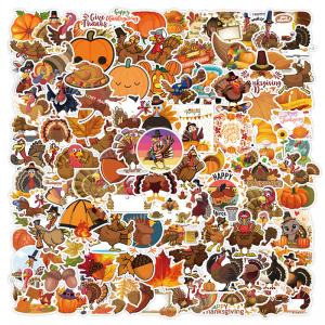 Quality Water Gel Creative Memories Stickers Holiday Gifts Happy Thanksgiving Stickers for sale