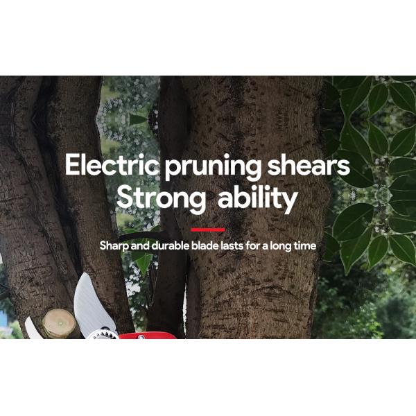 Swansoft 16.8V 2.5CM Battery Cordless Orchard Vineyard Pruner Trimming Scissors Garden Electric Pruning Shears