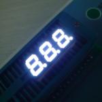 Three Digit Mini 7 Segment LED Display Multiplexing For Indicator Yellow