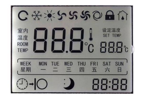 Buy Zebra Connector Custom LCD Display / TN HTN LCD Display Module For Thermostat at wholesale prices