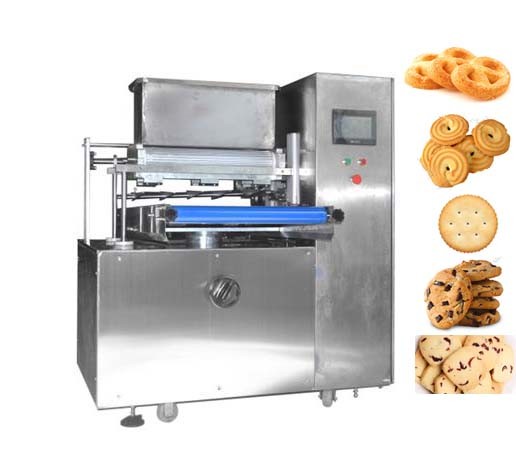 400 type stainless steel biscuit machine with many biscuit shape for food shop and factory