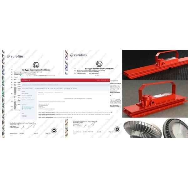 Ceiling Mount 50W 6500K Explosion Proof Fluorescent Lighting
