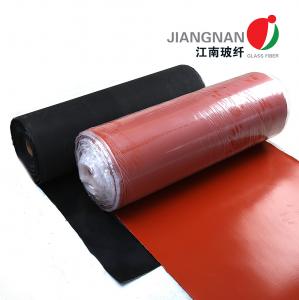 Quality Fireproof Curtain Fiberglass Fabric Coated Silicone Resists Temperatures Up To 260°C for sale
