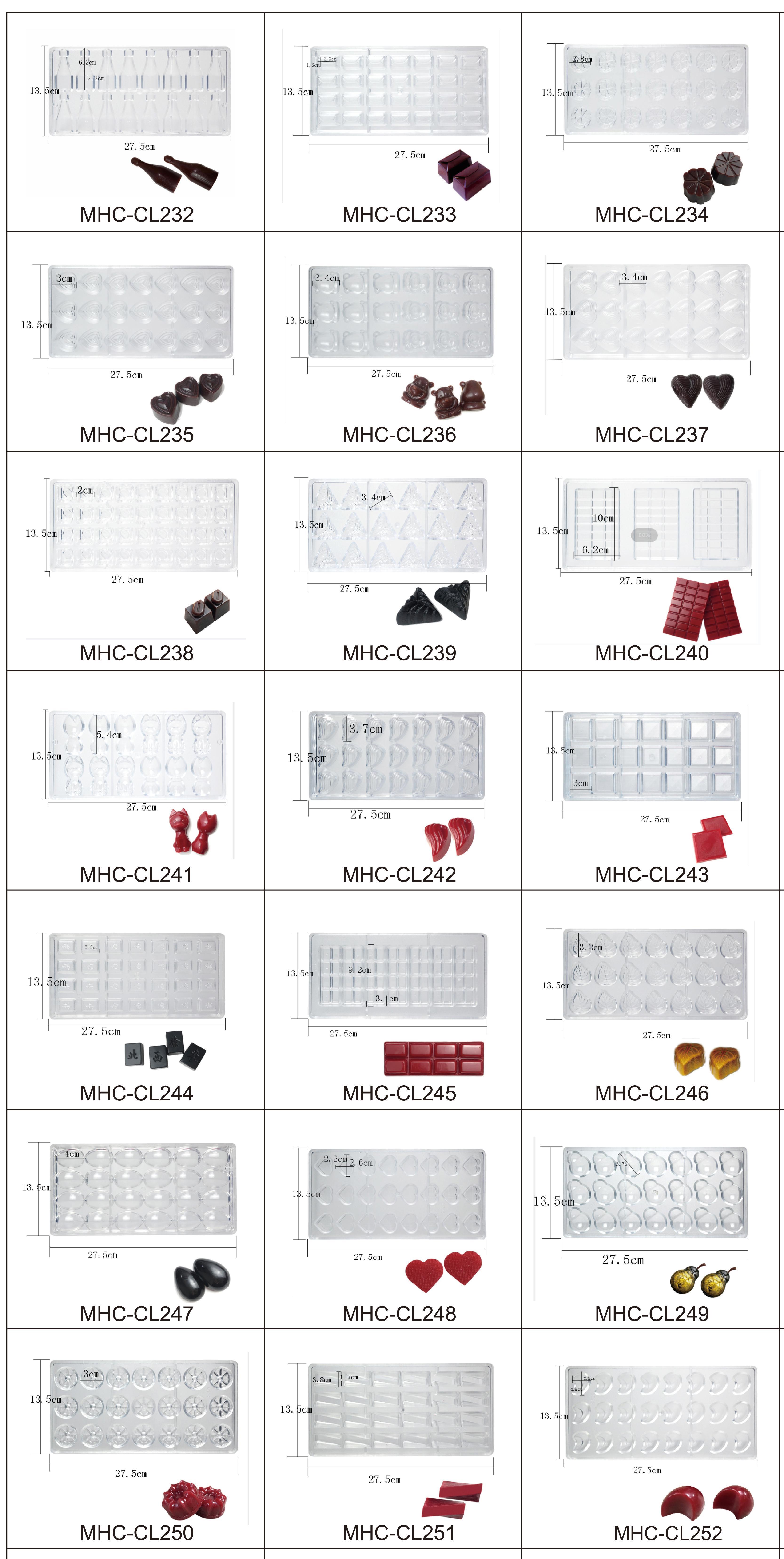 Cube Shape Custom Chocolate Molds DIY PS 3D Silicone Chocolate Molds