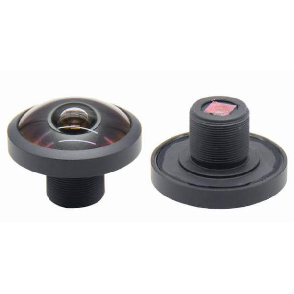1.08mm Fixed focus lens 1/3 chip full glass 360 panoramic camera HD wide angle fisheye lens f2.0 M12 mount