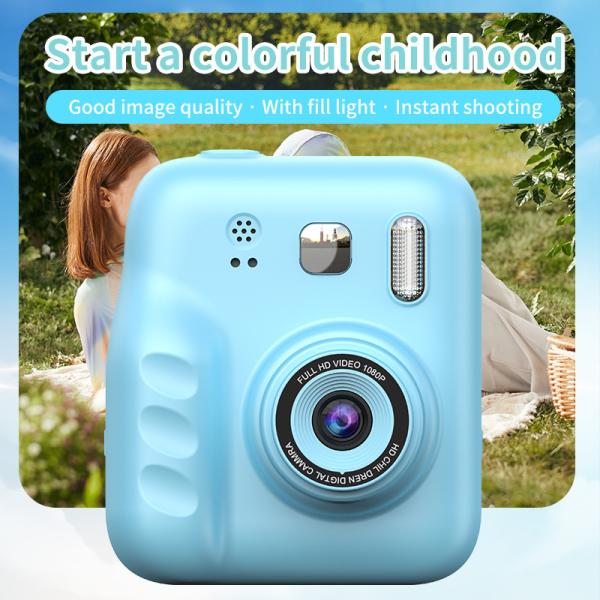 Children Print Camera Digital Instant Print Camera Portable Polaroid Portable Thermal Printing Camera Toys for Kids