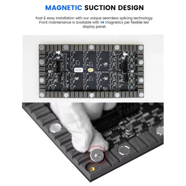 Custom Indoor Flexible LED Display P2 P3 P4 P5 LED Video Wall Panel ODM