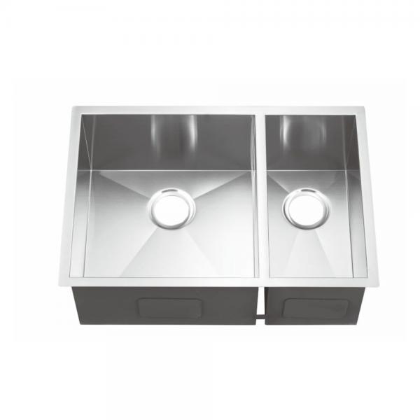 Buy Household Double Bowl Corner Kitchen Sink Undermount With Lifetime Warranty at wholesale prices
