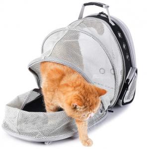 China Outside Portable Cat Bubble Backpack Capsule Pet Bag Breathable on sale