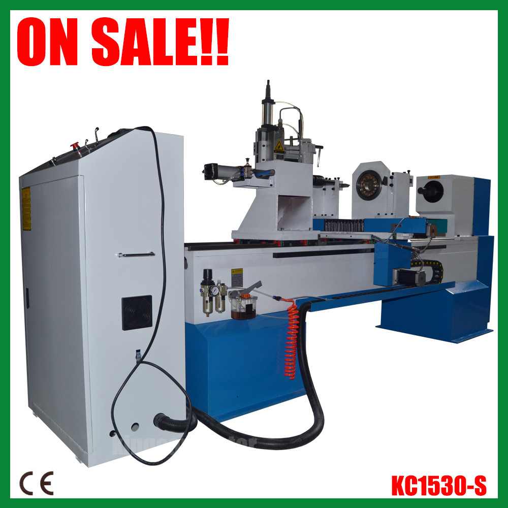 CNC Wood Turning Lathe Machine with Engraving Function