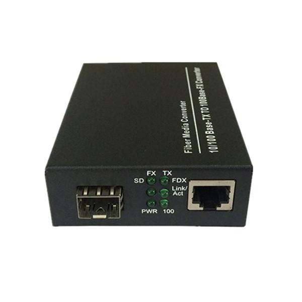 Buy 10 / 100M Media Converter RJ45 Port LED Function With SC / FC Optical Interface at wholesale prices