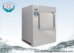 China Bulk Double Door Laboratory Steam Sterilizer Autoclave 304 Stainless Steel Chamber and Jacket on sale