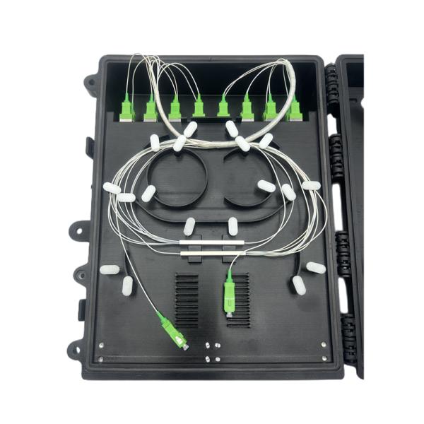 PC ABS IP68 FTTH Fiber Optic Distribution Box with and Temperature Range of -40C- 85C