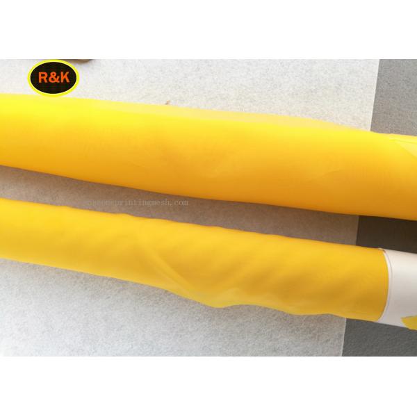 32 T 100 Micron Polyester Silk Screen Printing Mesh For Ceramics Low Elasticity