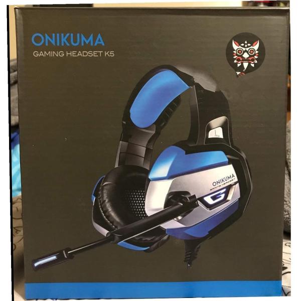 Onikuma K5 2.2kohm DC5V 20kHz Wired Gaming Headset